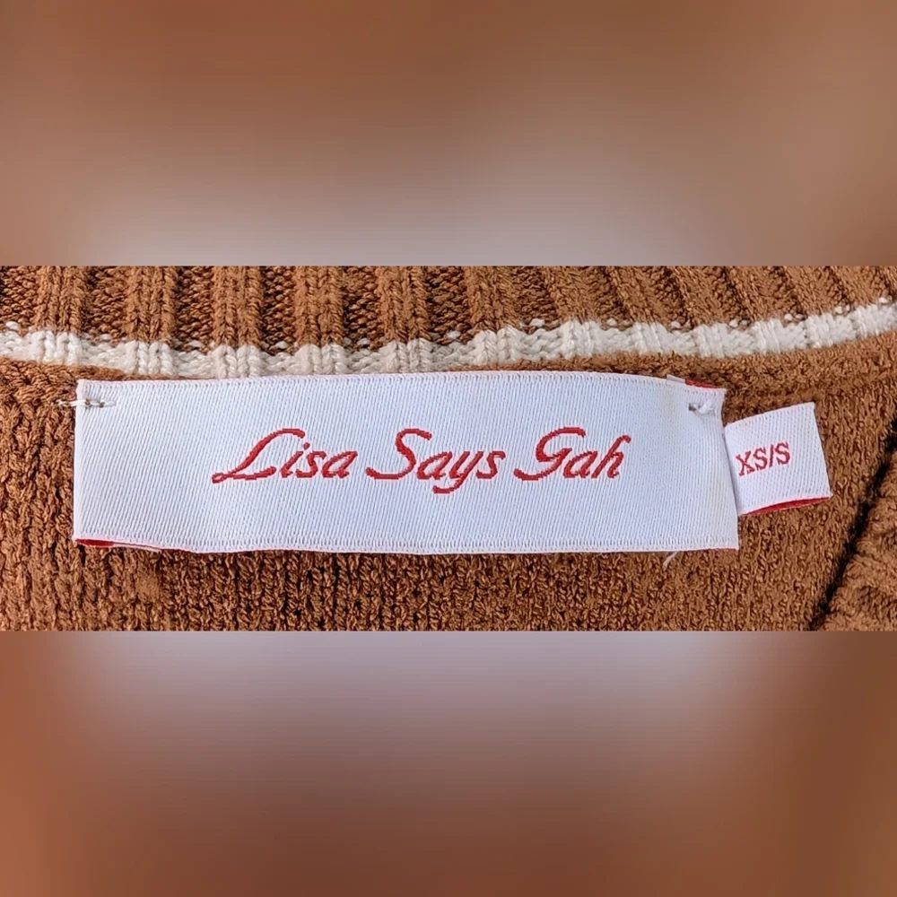 LISA SAYS GAH Fangio Vest in Fungo Camel - Picture 8 of 10